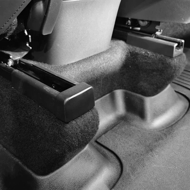 Tesla Model 3, Y Anti-Kick Soft Rubber Plugs For Rear Seat Track Slide Rails, 2021 - Image 3