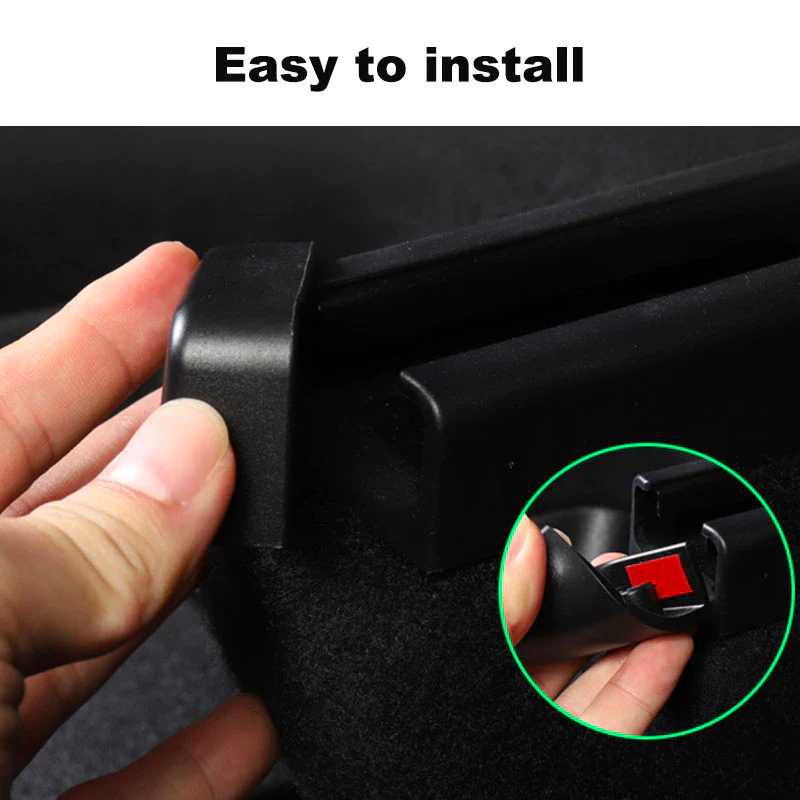 Tesla Model 3, Y Anti-Kick Soft Rubber Plugs For Rear Seat Track Slide Rails, 2021 - Image 4