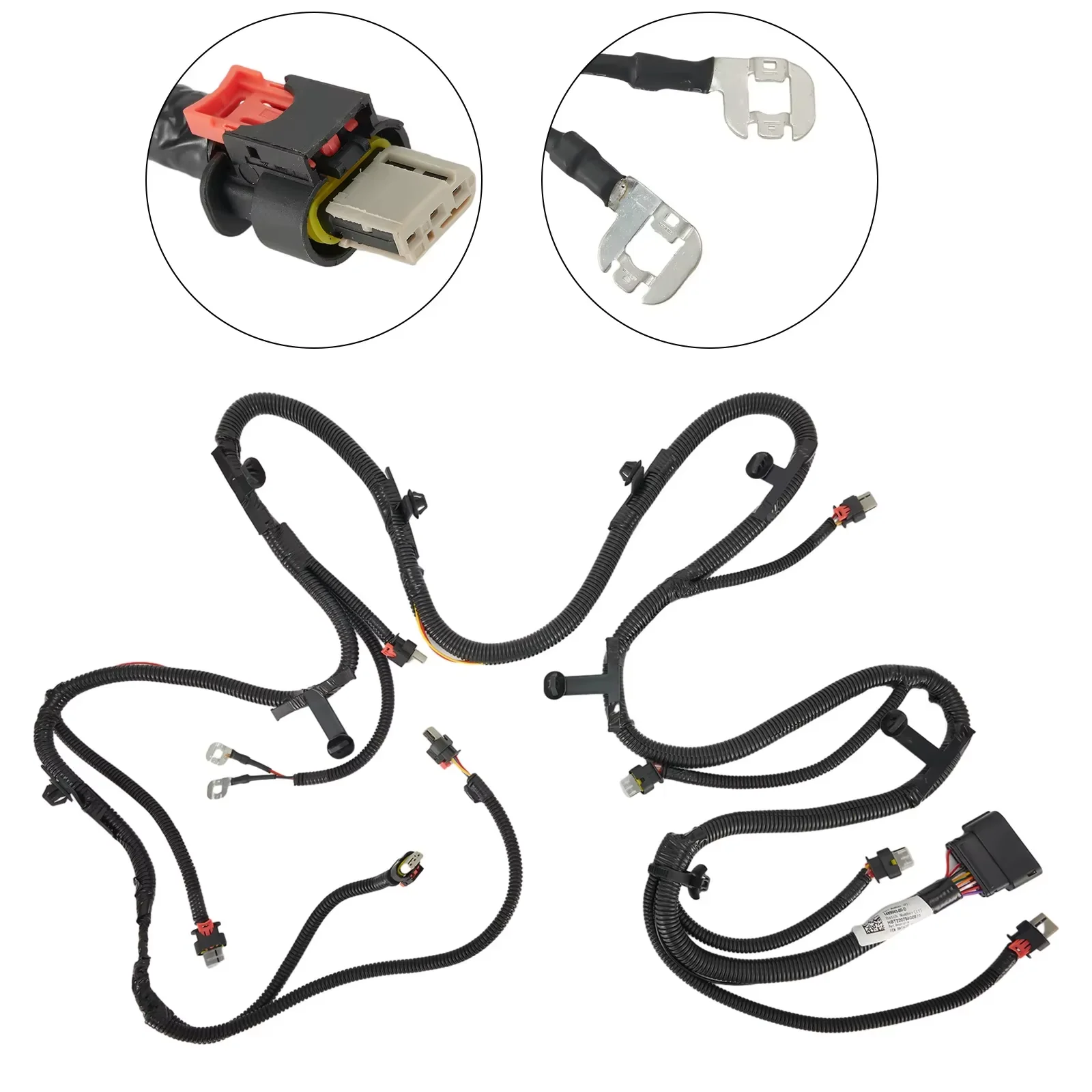 Tesla Model Y Front Bumper Assembly Harness W/Lamps & Ultrasonic Sensor, 2020-2025