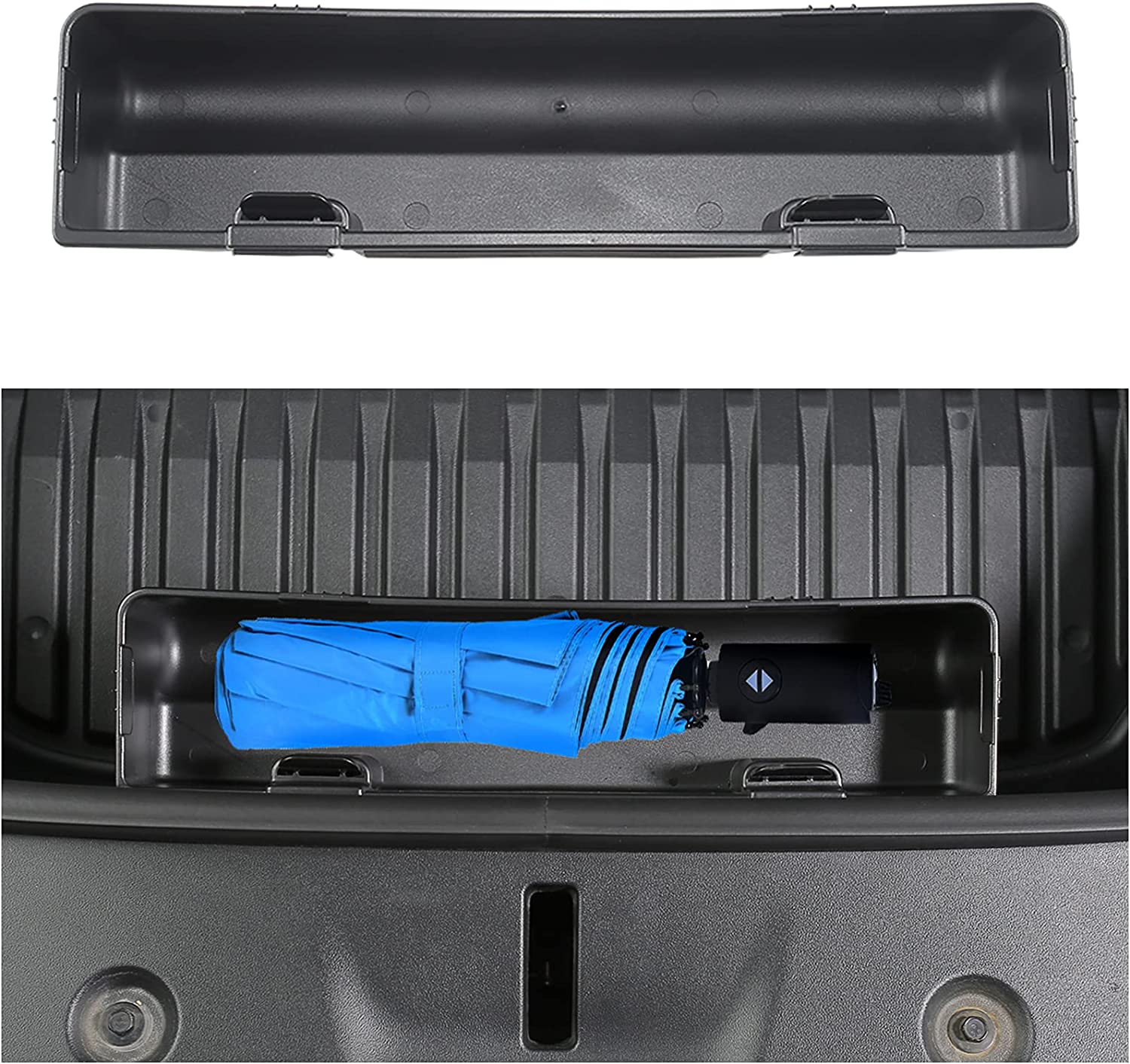 Tesla Model Y Front Frunk Umbrella Storage Box Tray, 2020-2024