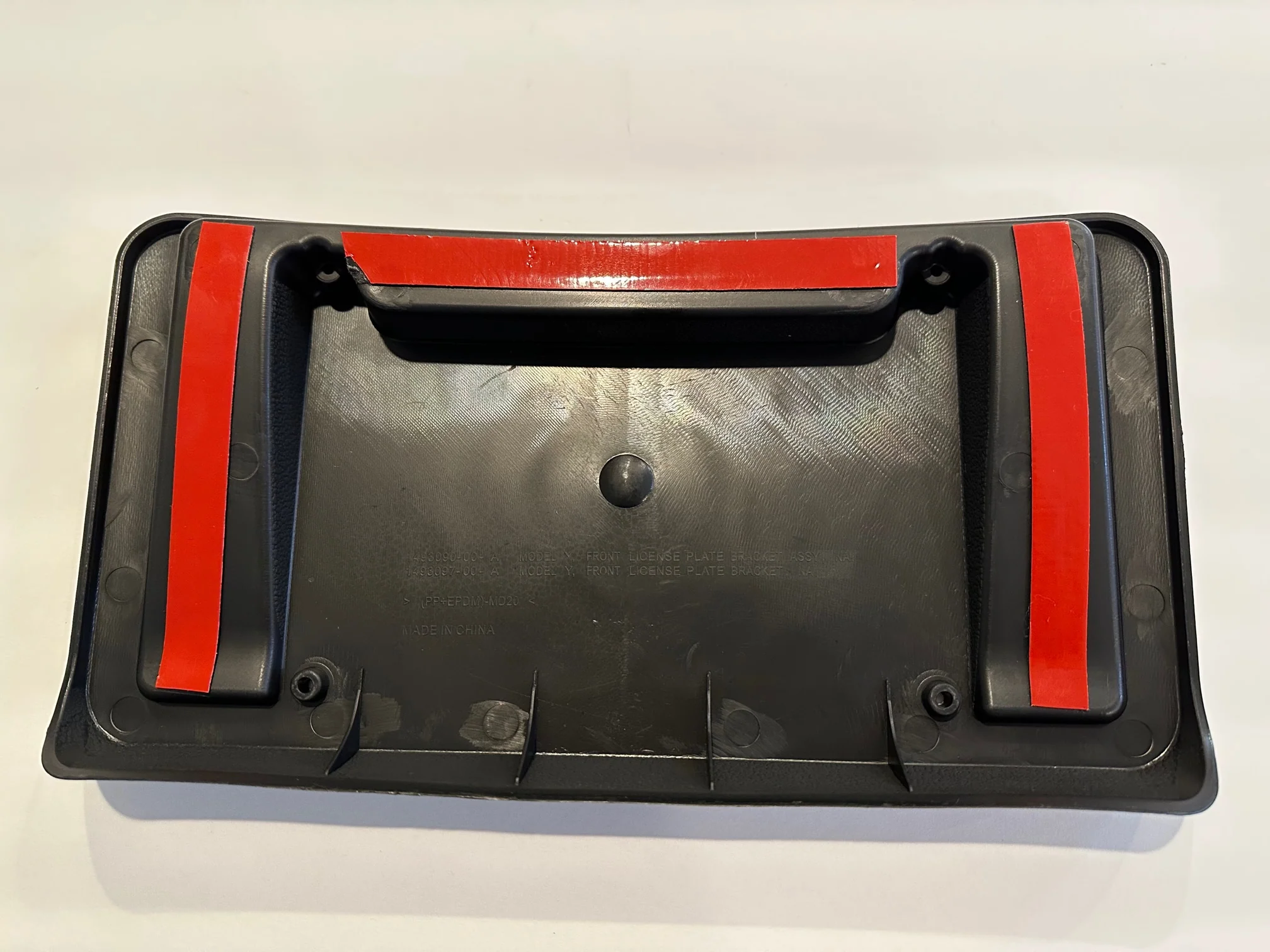 Tesla Model Y Front License Plate Bracket Assembly Frame Support Holder, 2020-2025 - Image 2