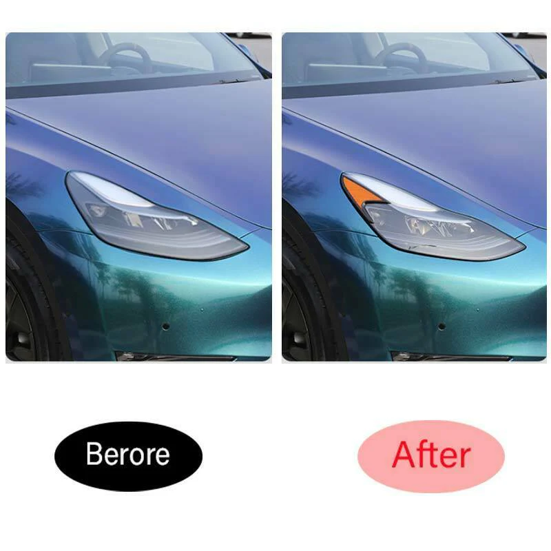 Tesla Model Y Headlight Eyebrow Front Trim Reflectors, 2020-2024 - Image 7