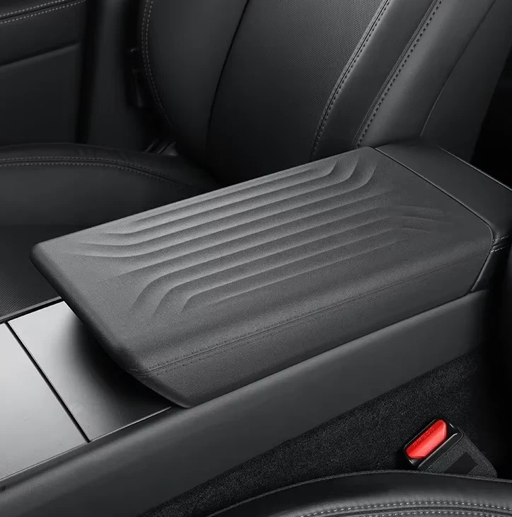Tesla Model Y Juniper, Model 3 Highland Center Console Arm Rest TPE Cover, Black