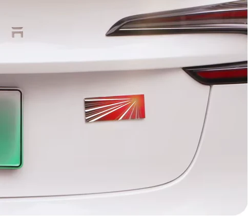 Tesla Model Y Juniper Launch Commemorative Badge Emblem - Image 2