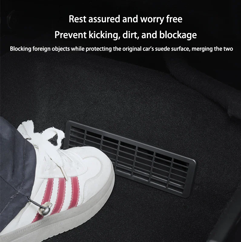 Tesla Model Y Juniper Rear Floor Air Duct Vent Outlet Grille Cover Kit, 2025-2026 - Image 2