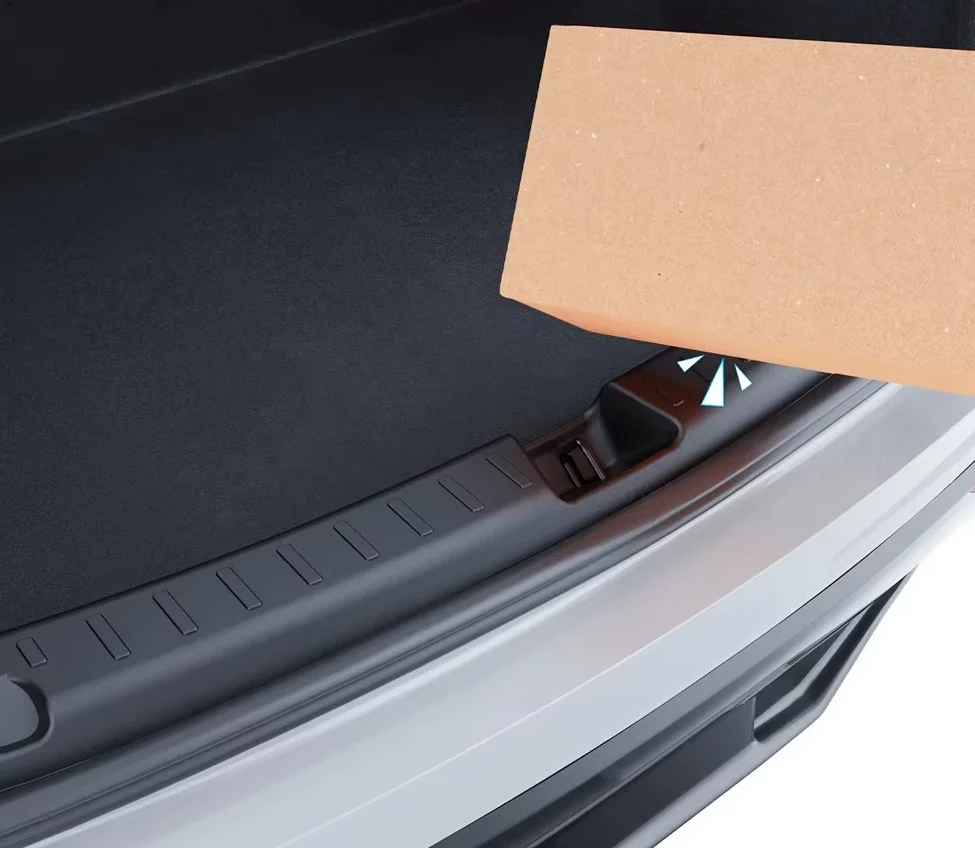 Tesla Model Y Juniper Rear Trunk Sill Plate Protector, TPE Rubber, 2025-2026 - Image 3