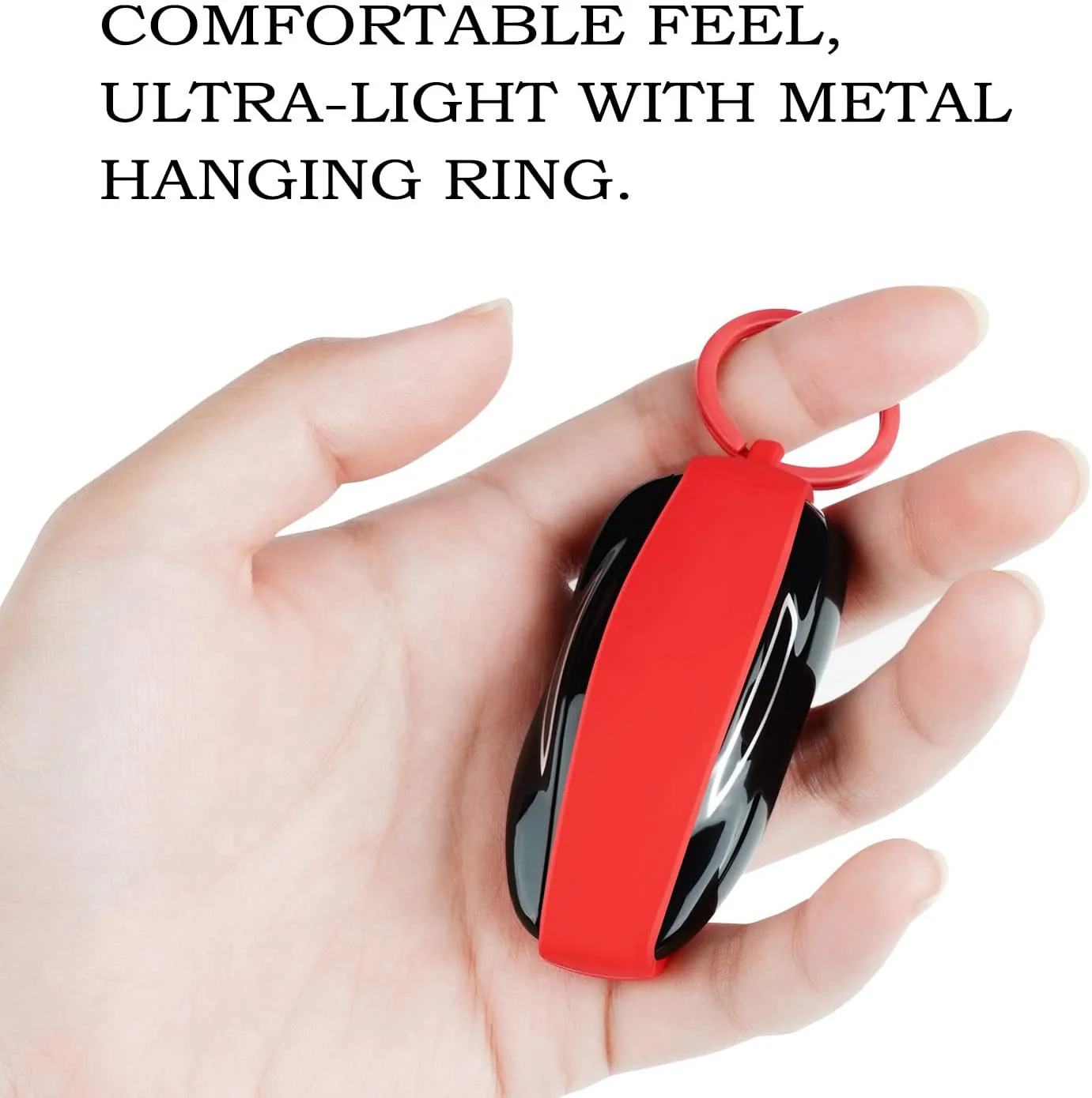 Tesla Model Y Key Fob Cover Shell Protector Case Holder, Red, 2020-2026 - Image 4