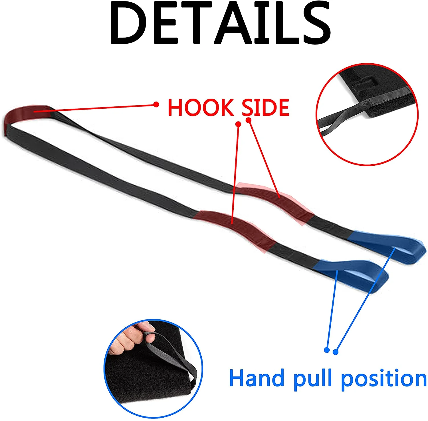 Tesla Model Y Rear Forward Trunk Board Lift Pull Straps, Rear Trunk Board, 2020-2026 - Image 3