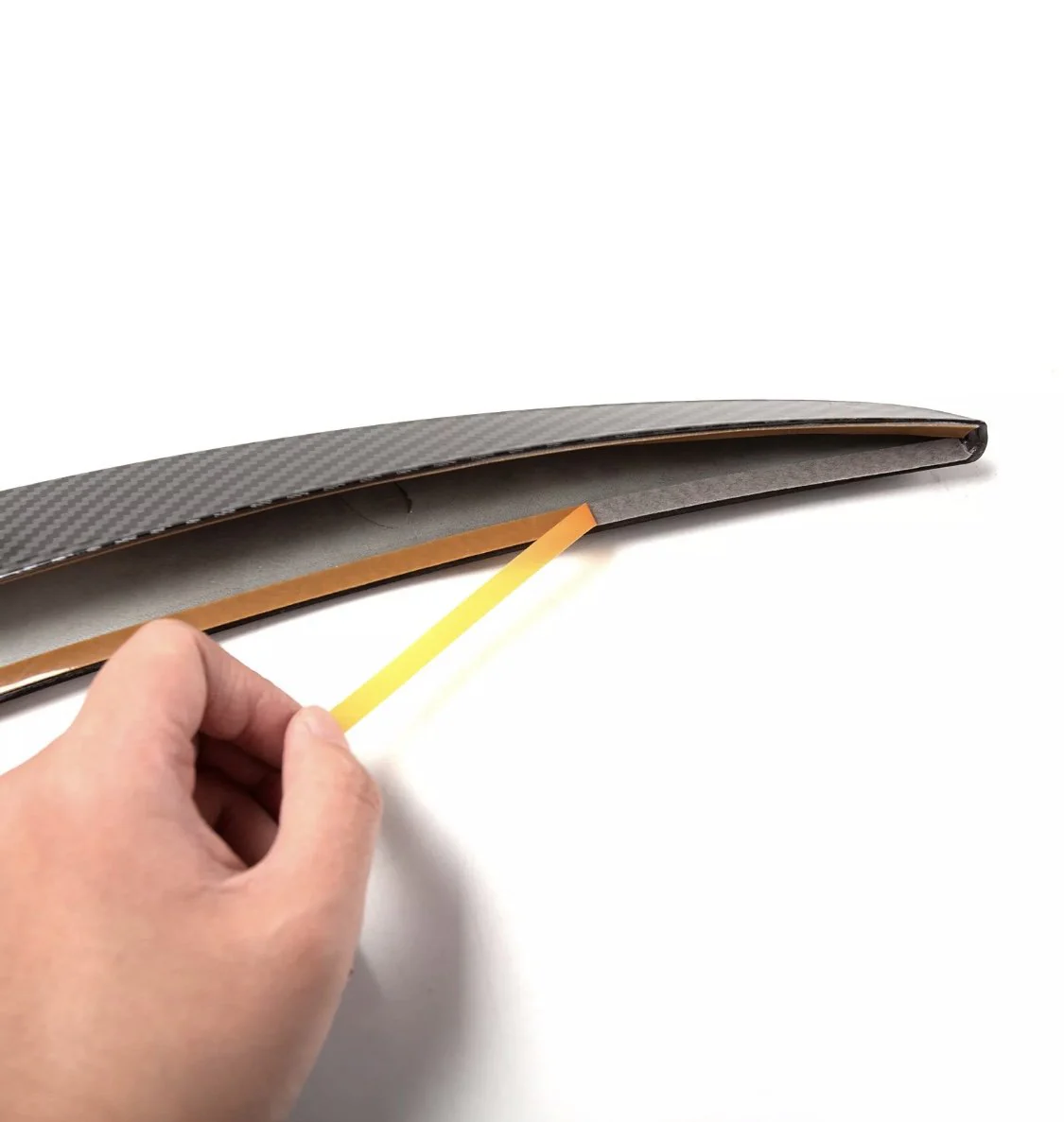 Tesla Model Y Rear Spoiler, ABS Matte Carbon Fiber, 2020-2024 - Image 4