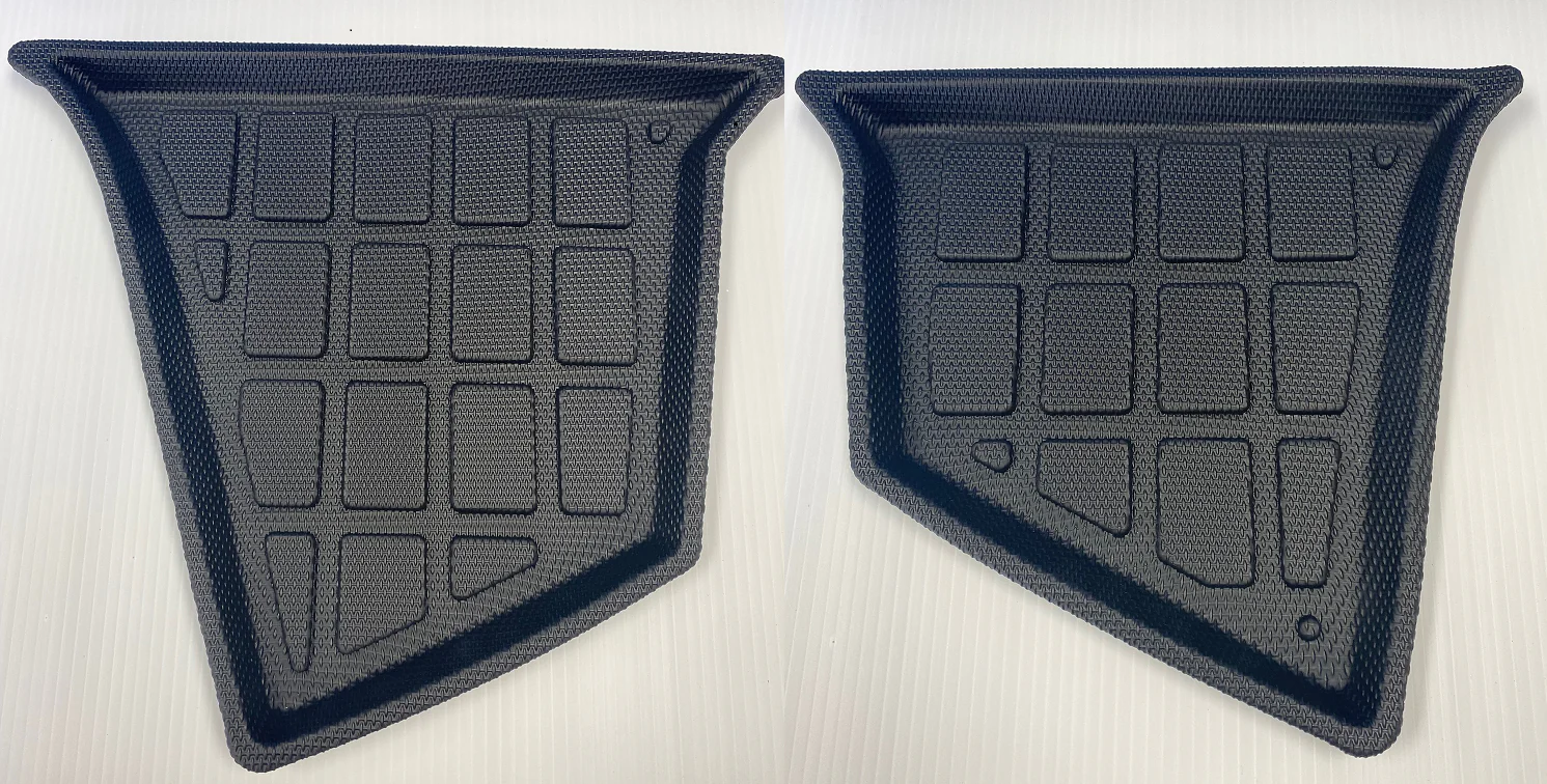 Tesla Model Y 5-Seater Rear Trunk Side Top Storage Pocket Mats, Nano Pattern, 2020-2022