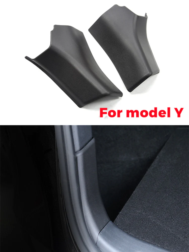 Tesla Model Y Rear Trunk Side Trim Protector Covers, 2020-2024 - Image 2