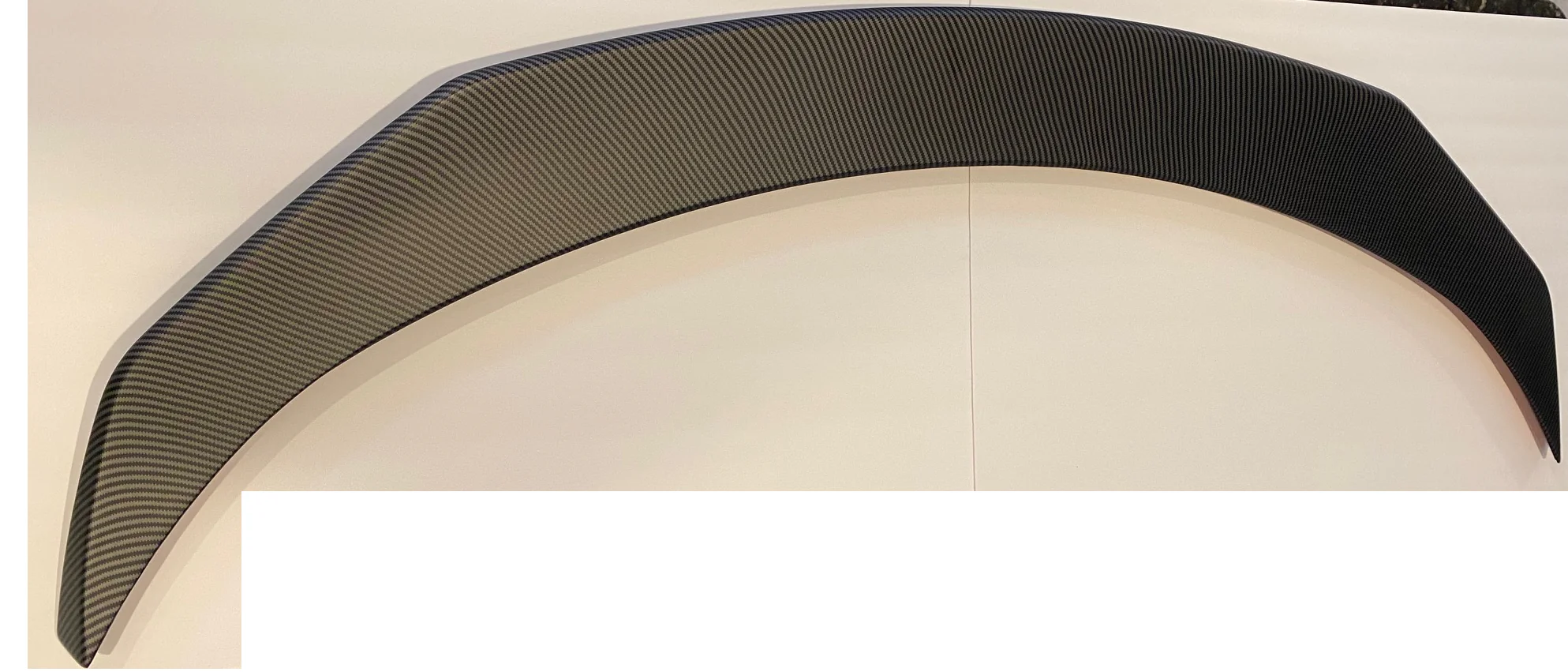 Tesla Model Y Rear Trunk Sport Spoiler, ABS Matte Carbon Fiber, 2020-2024 - Image 5