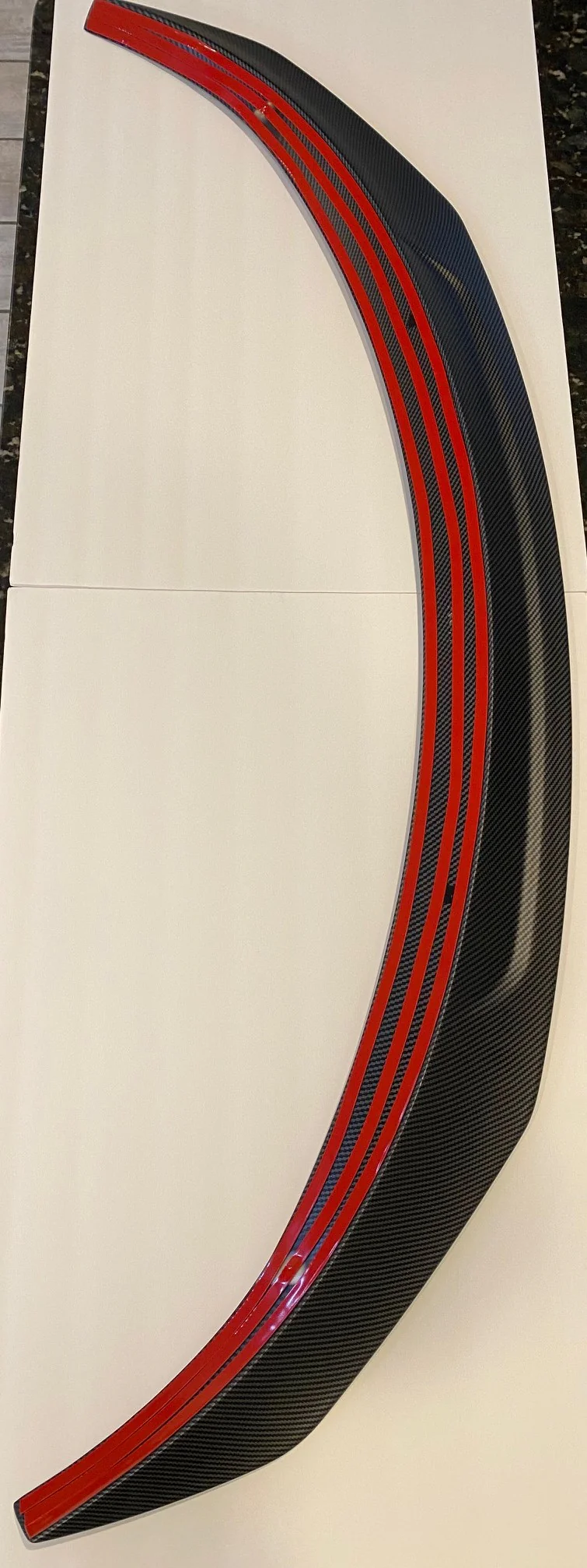 Tesla Model Y Rear Trunk Sport Spoiler, ABS Matte Carbon Fiber, 2020-2024 - Image 6