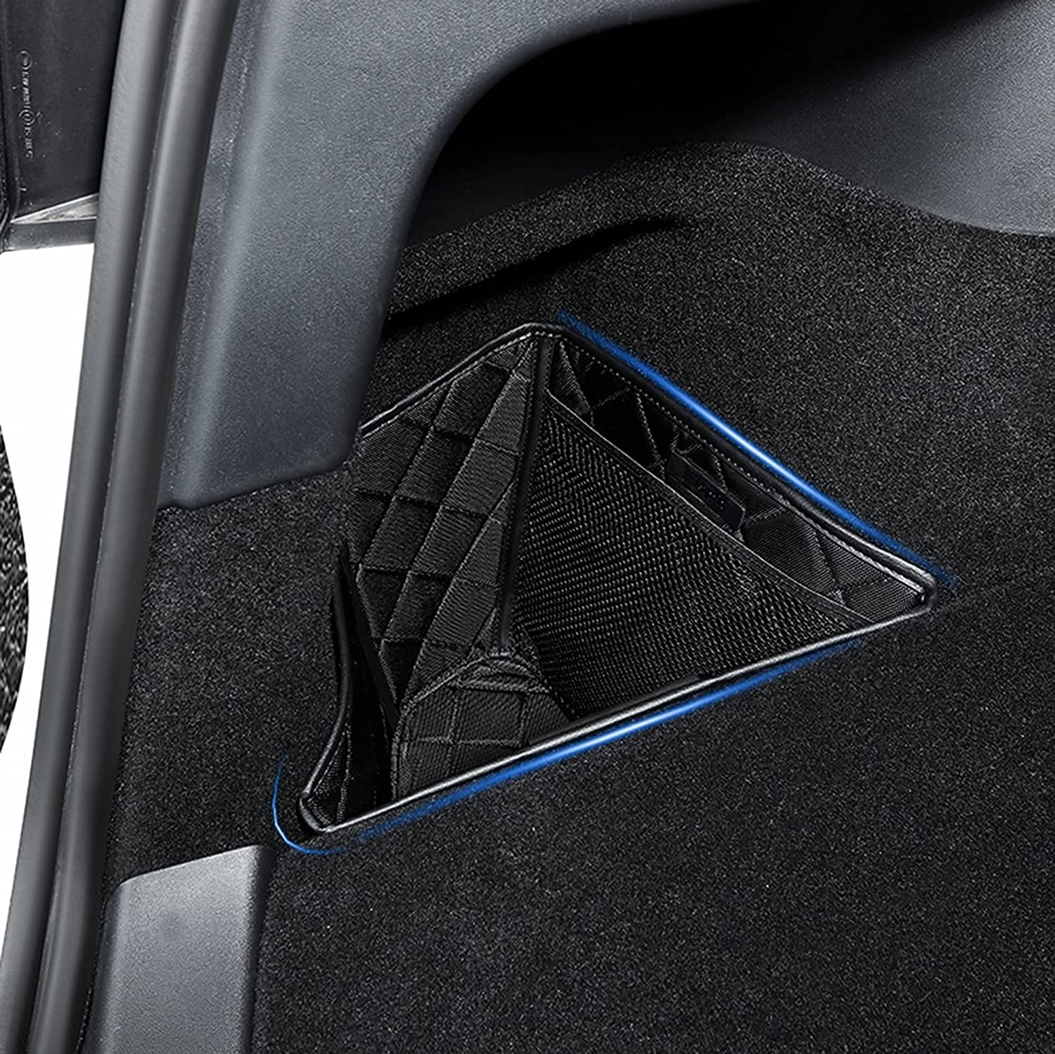 Tesla Model Y Rear Trunk Storage Pocket Organizers, Pair, 2020-2024 - Image 6