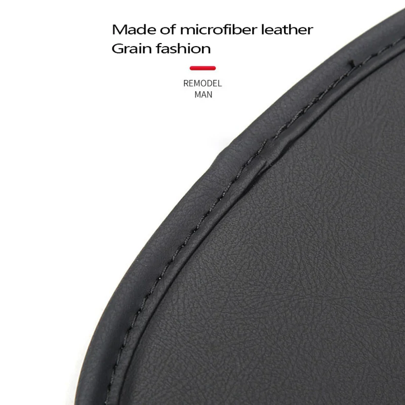 Tesla Model Y Side Console Kick Pad Protectors, PU Leather, 2020-2024 - Image 3