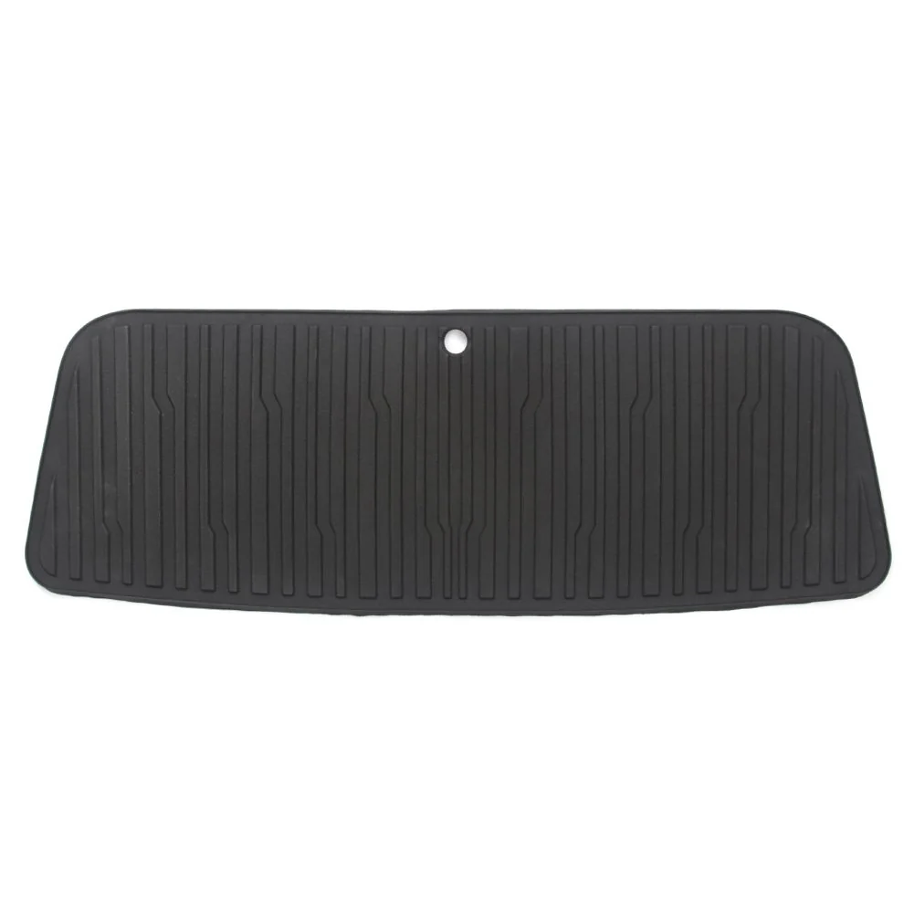Tesla Model Y Tailgate Trunk Lid Protection Mat, Black TPE, Custom Fit, 2020-2024 - Image 2
