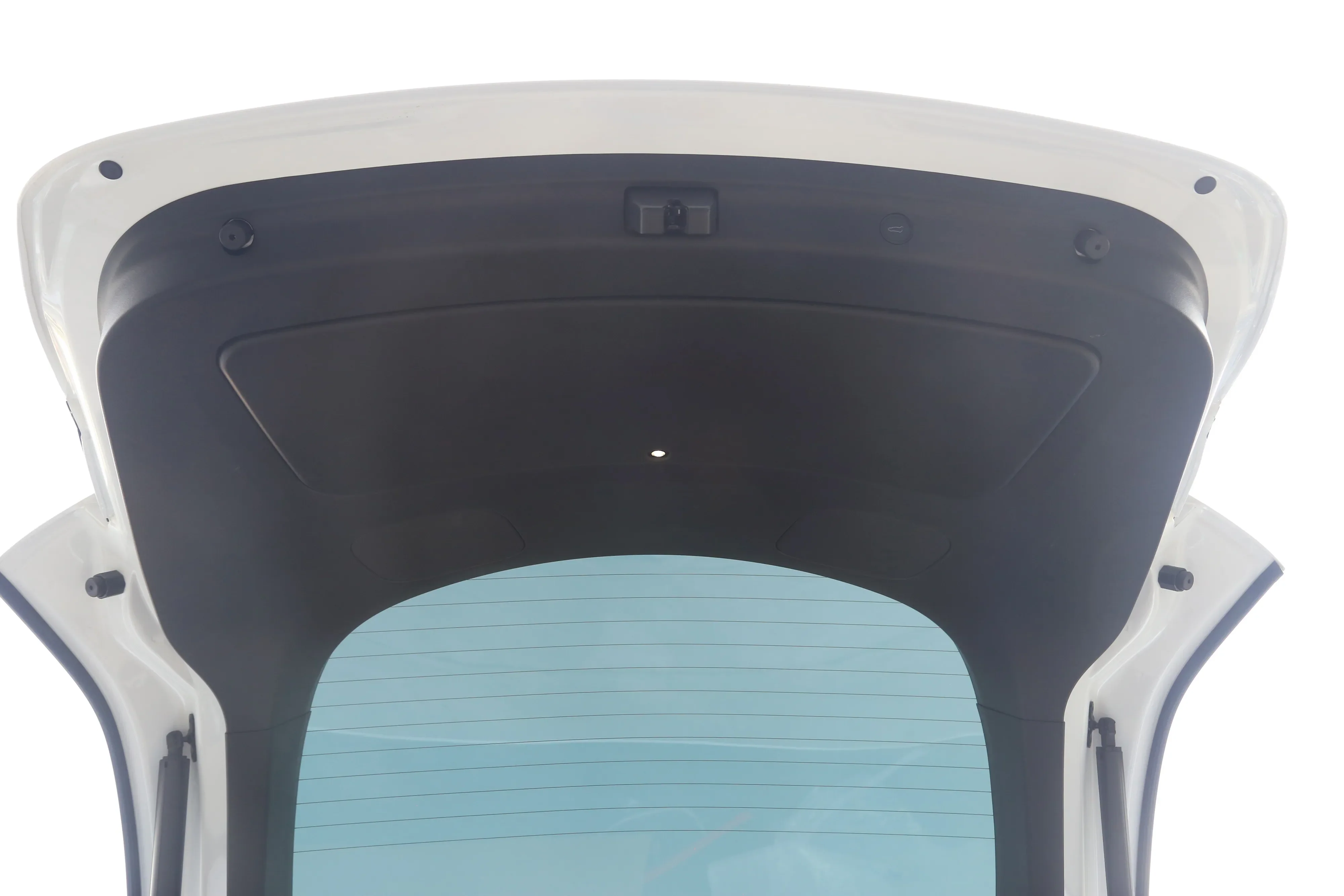 Tesla Model Y Tailgate Trunk Lid Protector, Black ABS Plastic, 2020-2024 - Image 2