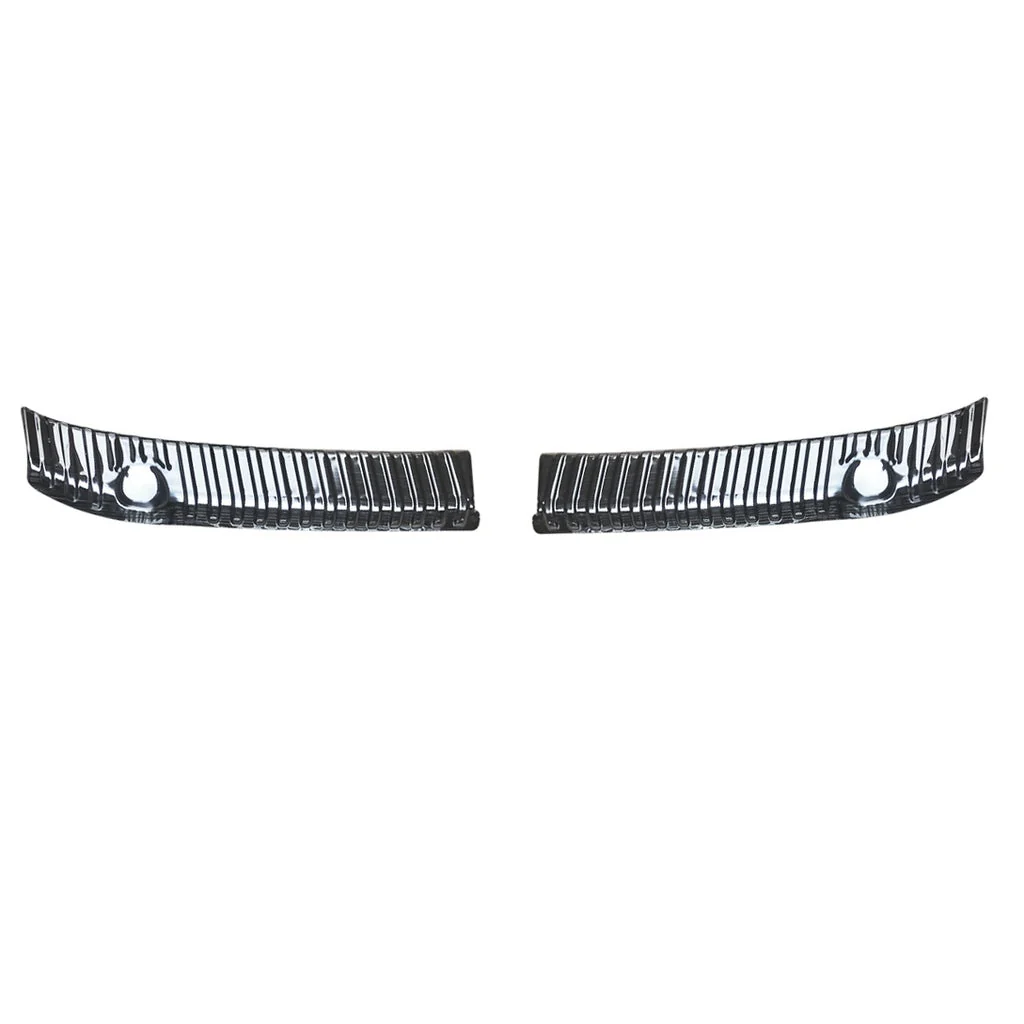 Tesla Model Y Trunk Sill Protector Scuff Plates, Stainless Steel Silver, 2020-2024 - Image 3