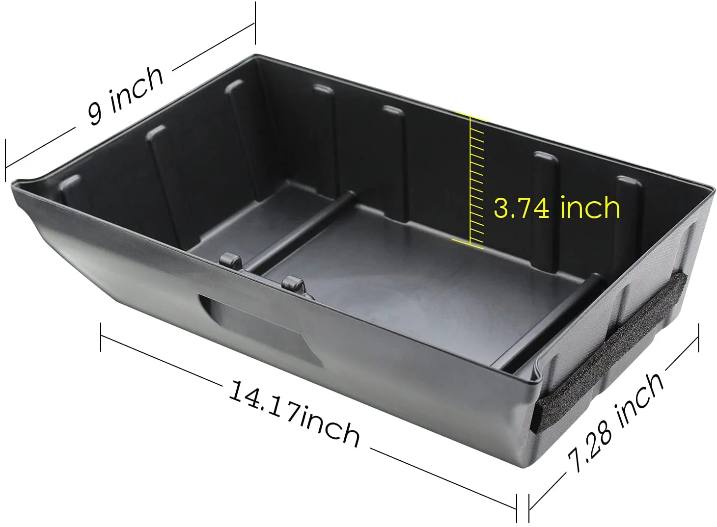 Tesla Model Y Under Front Seat Storage Box Tray, ABS, For Easy Storage, 2020-2024 - Image 4