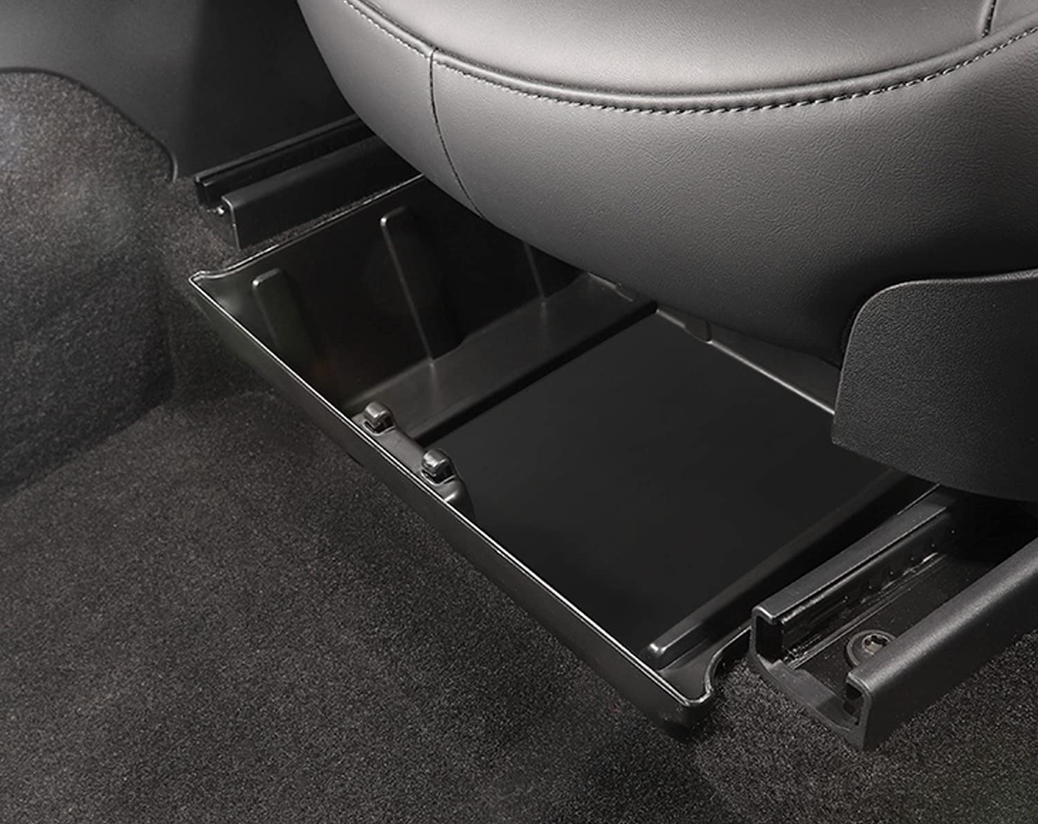 Tesla Model Y Under Front Seat Storage Box Tray, ABS, For Easy Storage, 2020-2024 - Image 5
