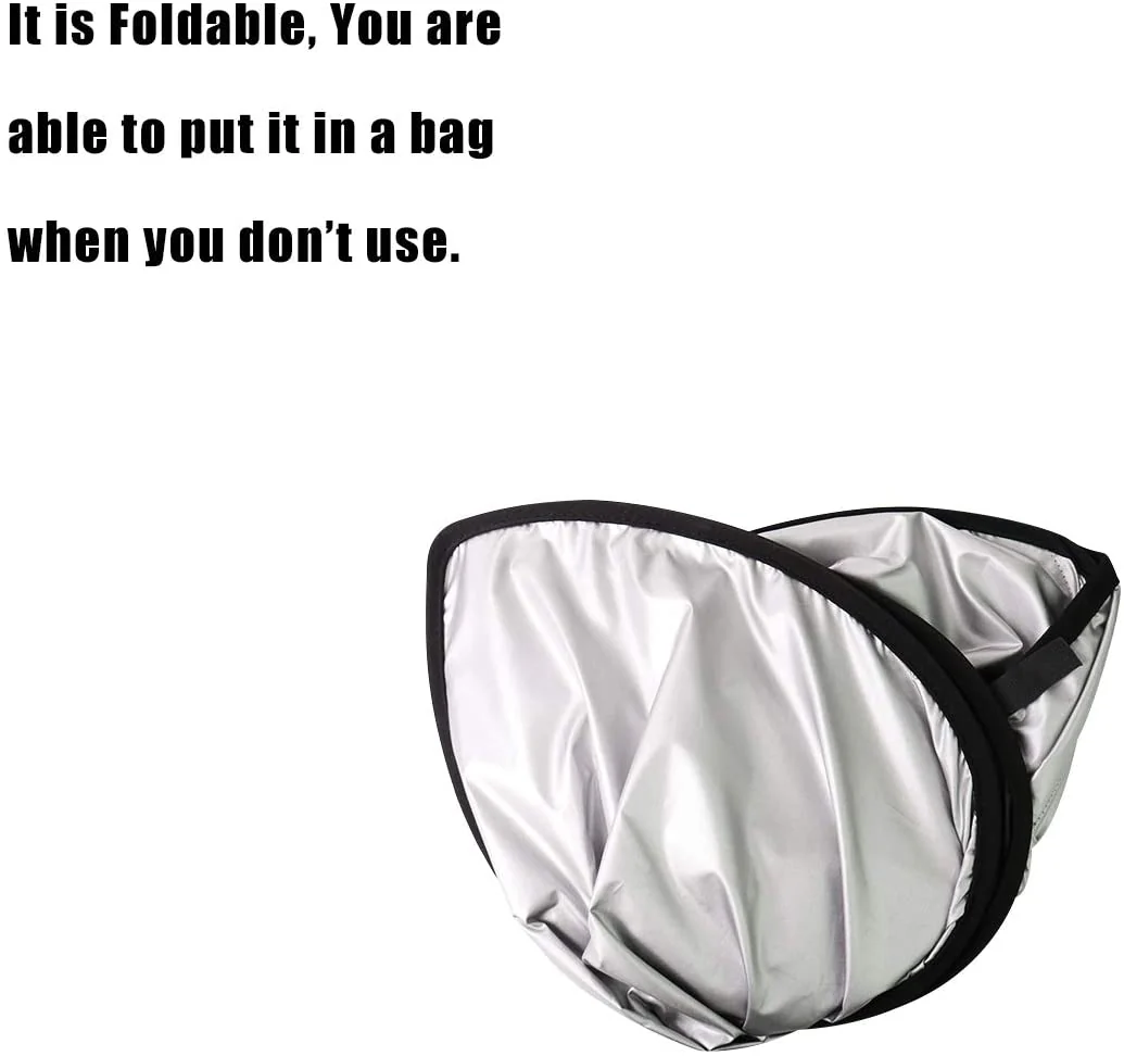 Tesla Model Y Windshield Sunshade Foldable Sun Protector With Carry Pouch, 2020-2025 - Image 6