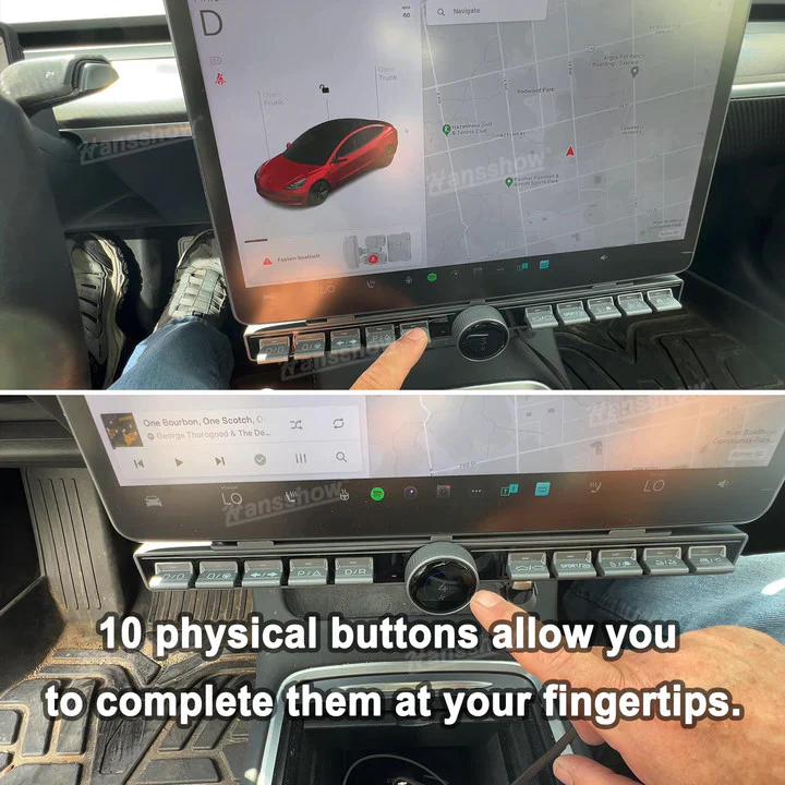 Tesla Model 3, Y Center Console Physical Control Button Multiple Functions, 2020-2025 - Image 9