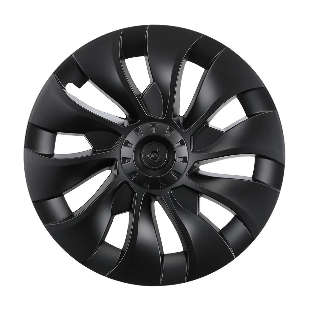 Tesla Model 3 Uberturbine Wheel Covers, 18-Inch, Matte Black, Set of 4, 2017-2023 - Image 3